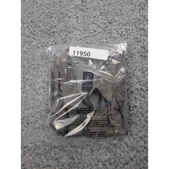 Volcom Shirt Mens Medium Gray Solid Polo Modern Casual Preppy Classiccore Golf - Picture 6 of 6